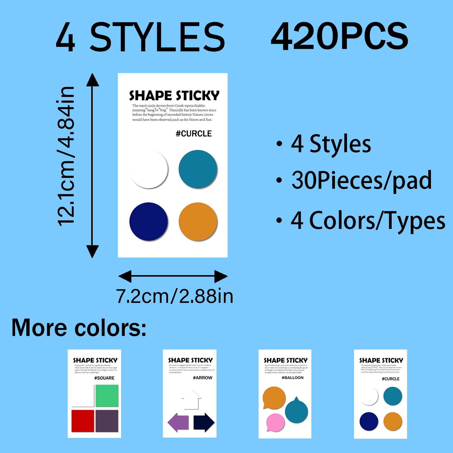 Promo Cheap custom cartoon shapes Colorful sticky notes custom,Translucent waterproof cute pad
