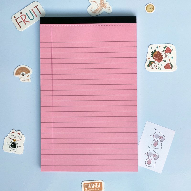 Whistling legal pads wide ruled pads 50 sheets A5,A6,8.5x11,5x8 memo pad notepad writing notepads