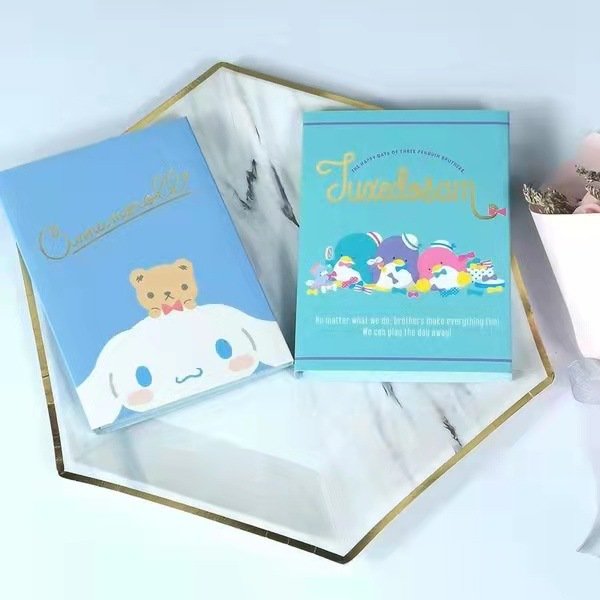 DHF46 Wholesale cartoon Cute Multi Folding Writing Pad Label Mark Kawaii Stationery School Supply Memo Pad Printed