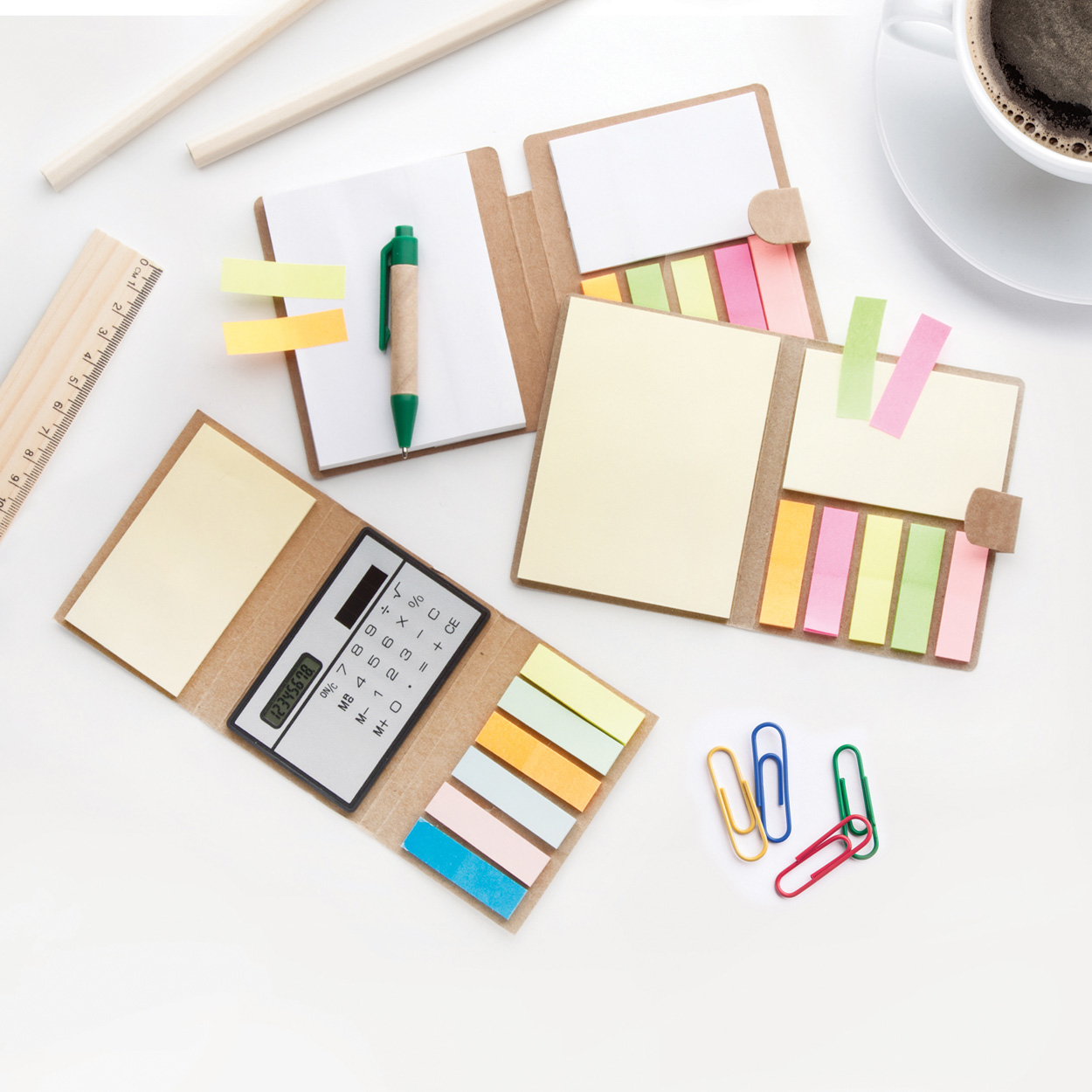 Personalized Sticky notepad Self-adhesive Decorative Stationery Supplies Set Recycled paper Sticky Notes For Office