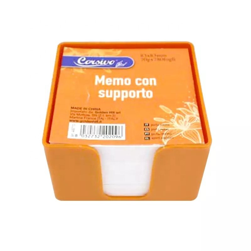 Promotional white medical Memo Pads Sticky Notes custom with plastic box