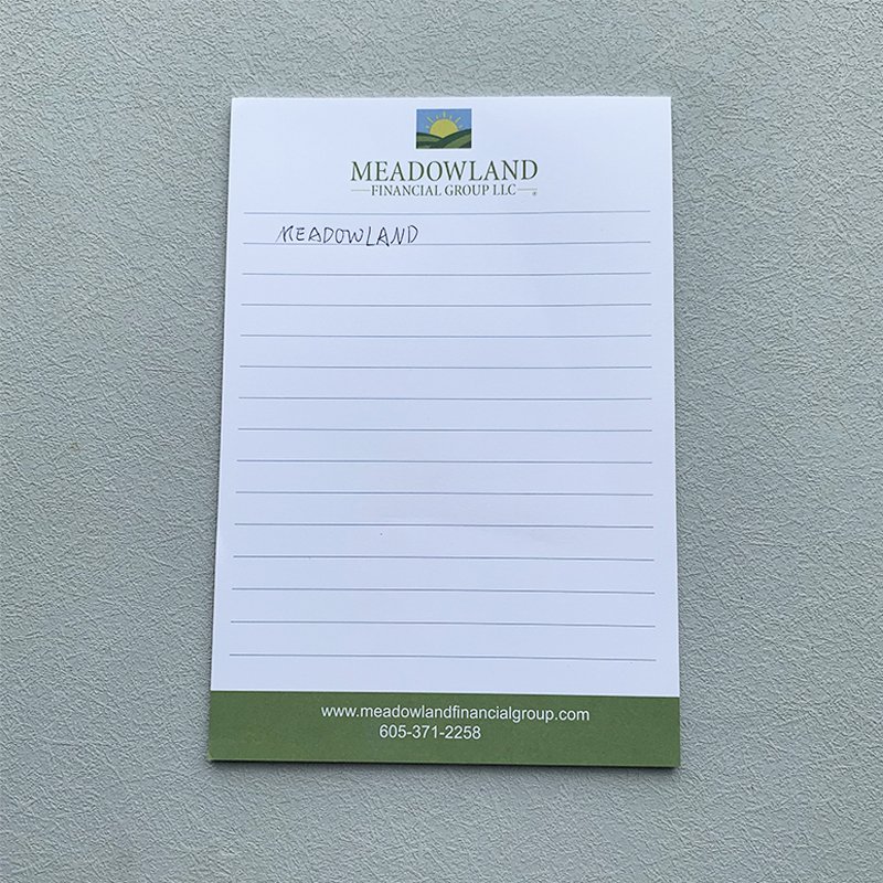 Custom Printed Personalised A4 A5 Office Business Conference Stationery Notepad Writing Paper Note Memo Pads With Logo
