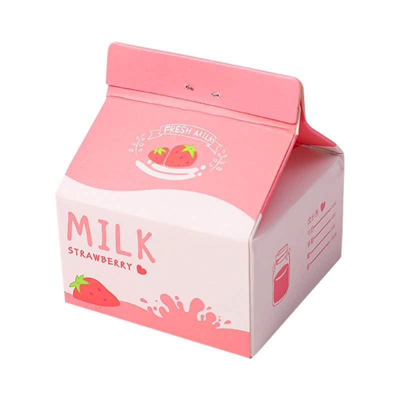 Milk Carton Notepad Cartoon Memo Pad Scrapbooking Diy Note Kawaii Stationery School Supplies
