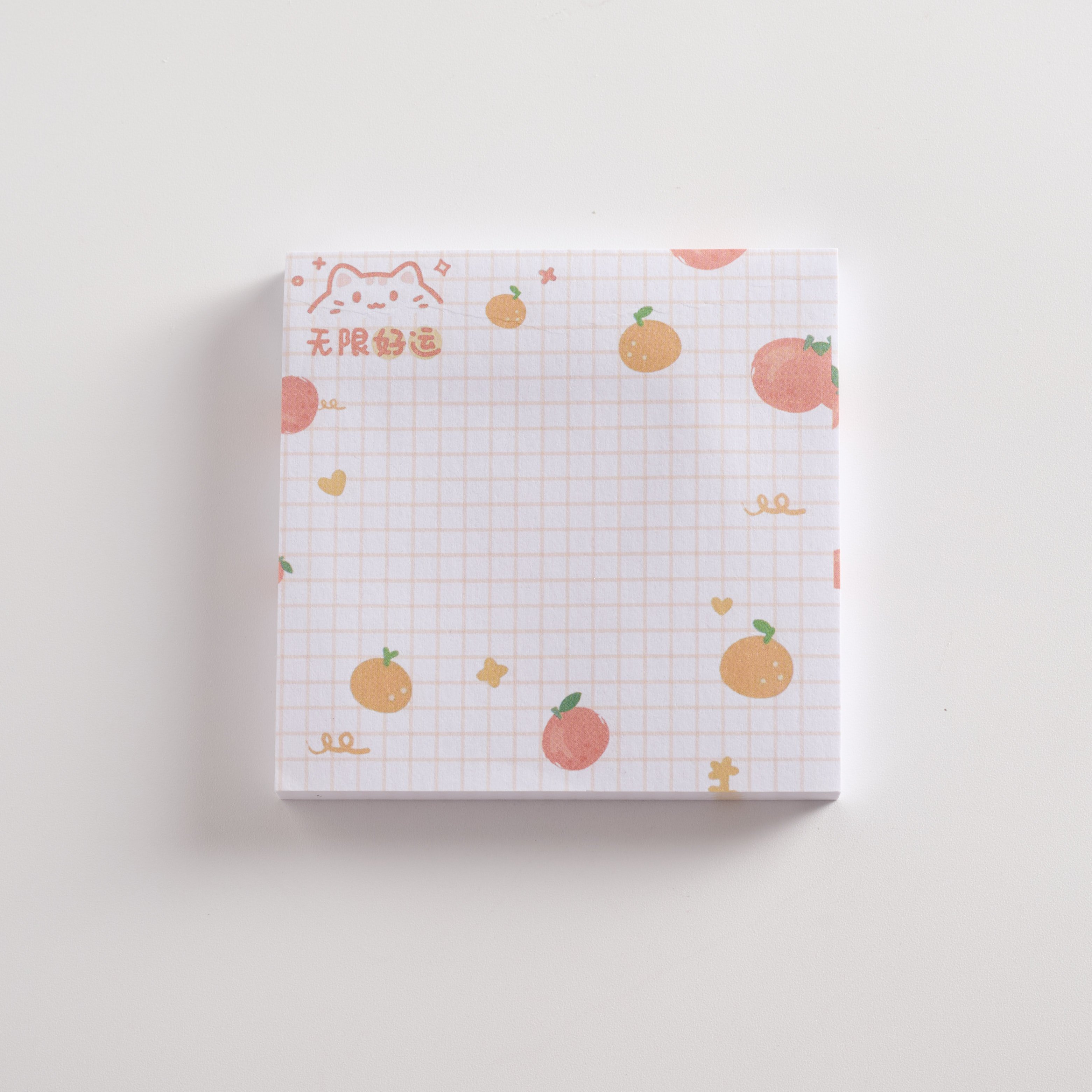 Cute kawaii self-adhesive memo pad sticky notes pad stationery custom sticky notes
