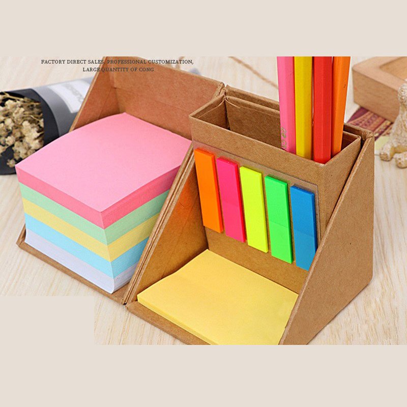 School & Office Cube Sticky Notes Folding Memo Cube With Memo Pad