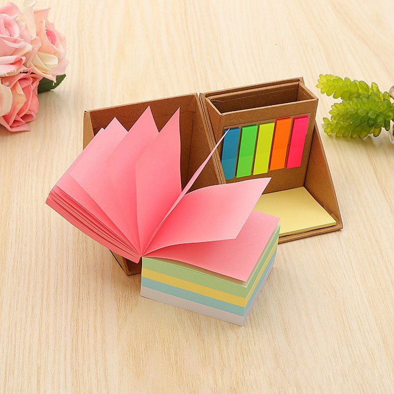 School & Office Cube Sticky Notes Folding Memo Cube With Memo Pad