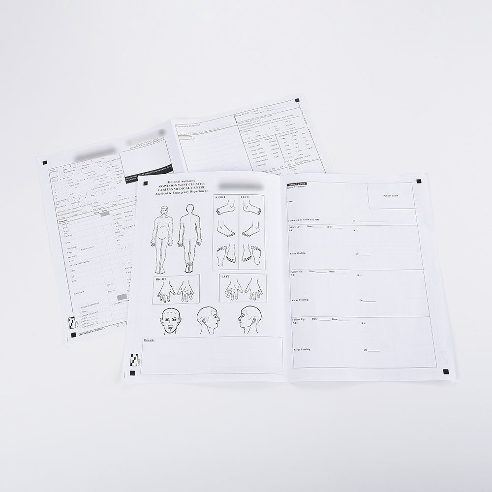 Long Bond Paper Professional Accident Emergency Record Printing Paper For Hospital Use