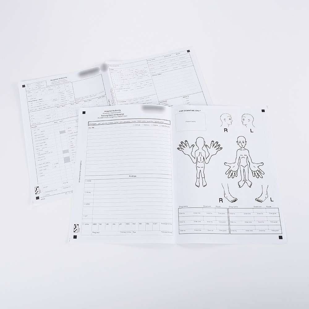 Long Bond Paper Professional Accident Emergency Record Printing Paper For Hospital Use