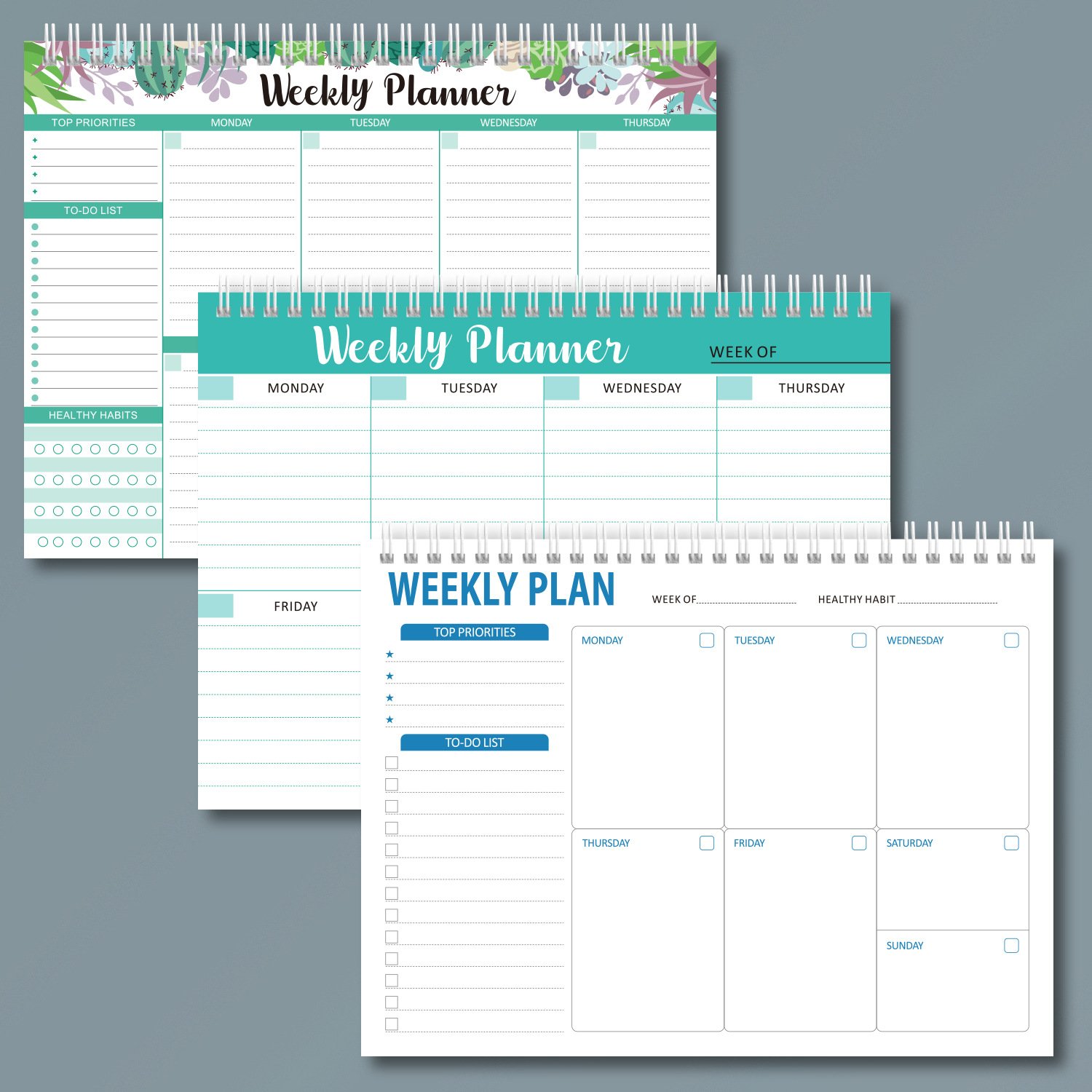 Custom Portable Daily Weekly Memo Pad Planner To Do List Notepads index note book