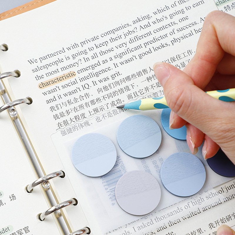 PET Clear Notepad Page Marker Transparent Sticky Notes Post Custom Index Tab Sticker Writable Memo Pad It Self Adhesive Bookmark