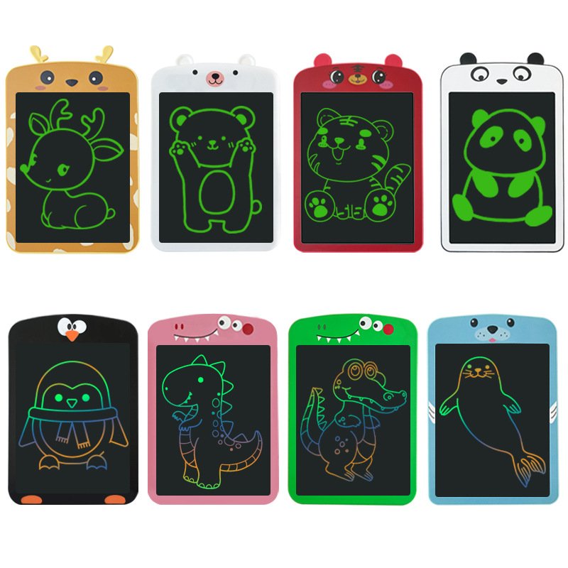 Panda cartoon Electronic Writing Pad LCD Writing Tablet 2024 New Toys kids LCD cartoon memo pad carton drawing pad