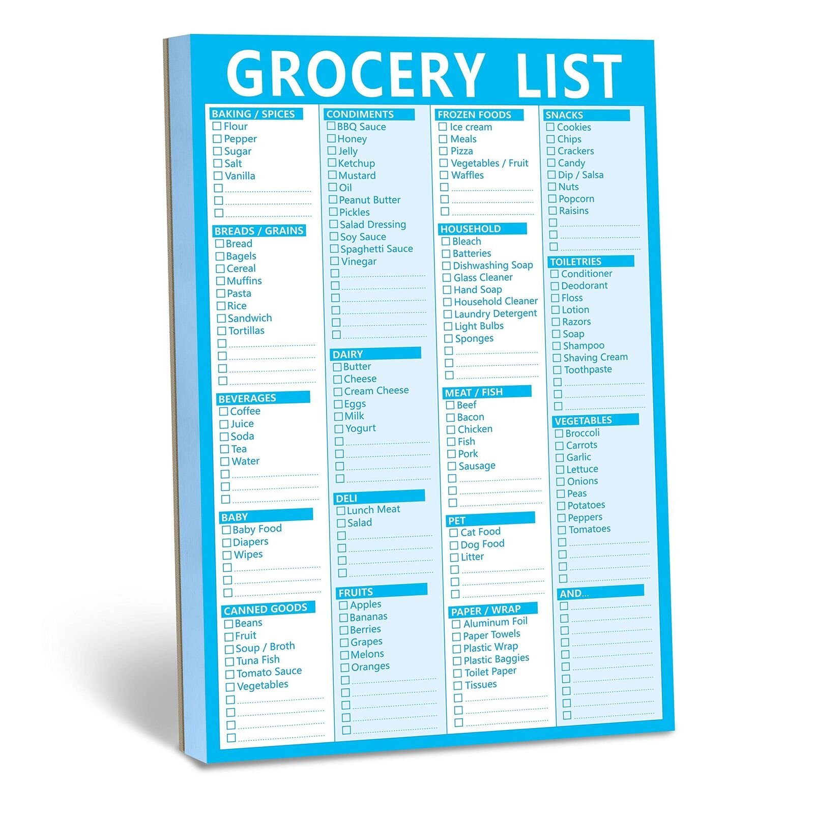 A4 A5 A6 Bulk Sublimation Colored Weekly Daily Planning To Do List Pads Meal Budget Planner Menu Shopping Grocery List Notepads