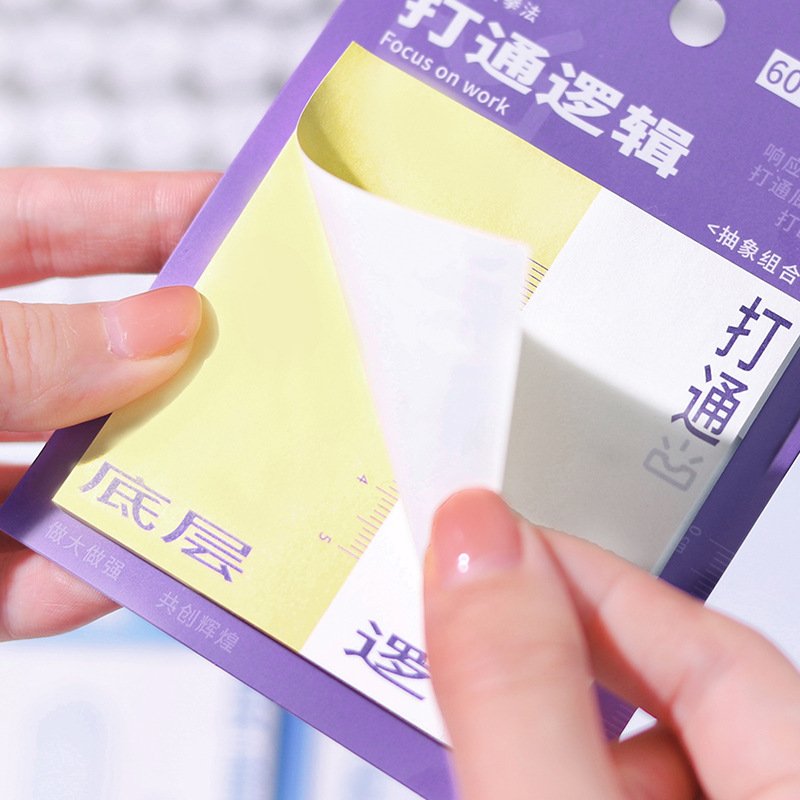 Wholesale Sticky Note Office Teaching Gift Stationery Memo Pad Eco-friendly N Messages Memo Refrigerator Sticker