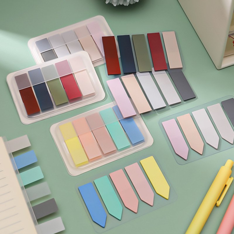 100 Sheets Colorful Sticky Notes Memo Pad Self Adhesive Bookmark Memo Sticker School Office Stationery Supplies