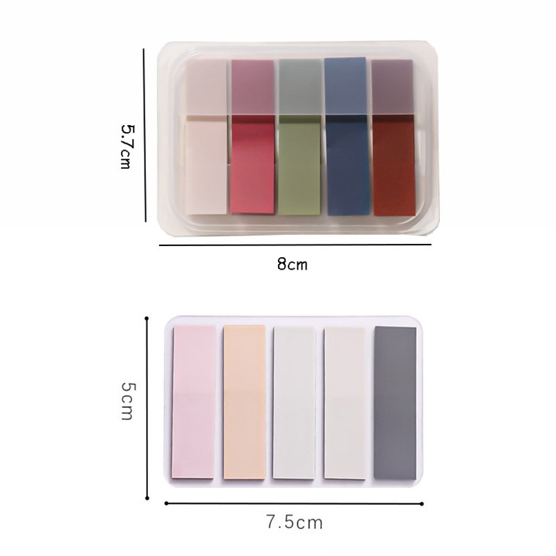 100 Sheets Colorful Sticky Notes Memo Pad Self Adhesive Bookmark Memo Sticker School Office Stationery Supplies