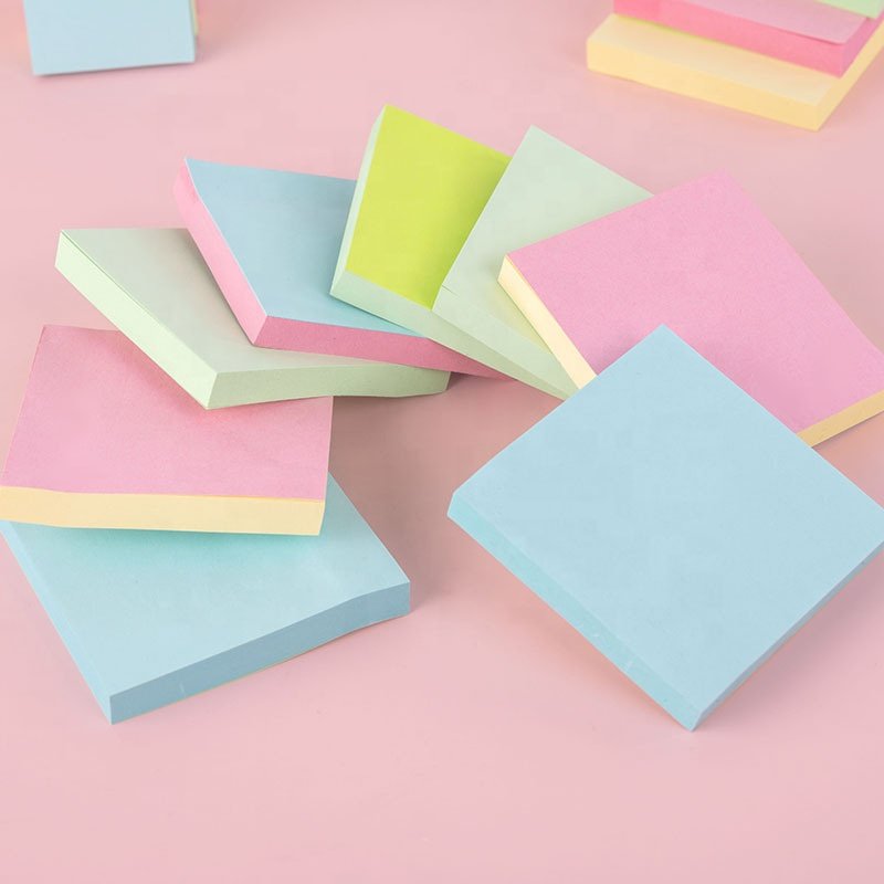 Custom sticky notes factory wholesale high quality sticky note pads eco-friendly promotional memo pad