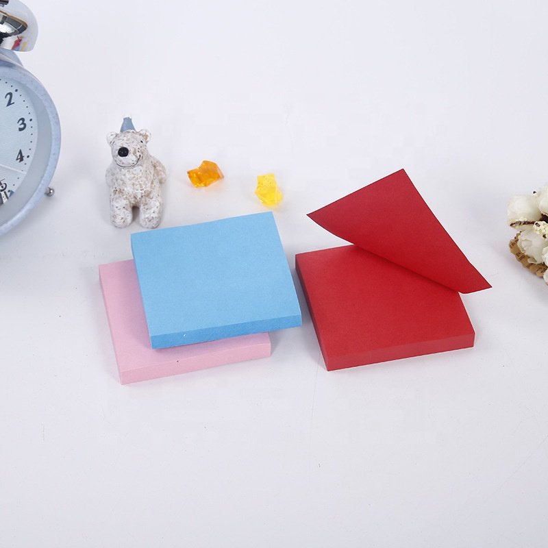 Custom sticky notes factory wholesale high quality sticky note pads eco-friendly promotional memo pad