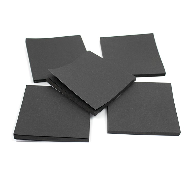 New arrival strong adhesive paper material custom nota adhesiva black sticky note