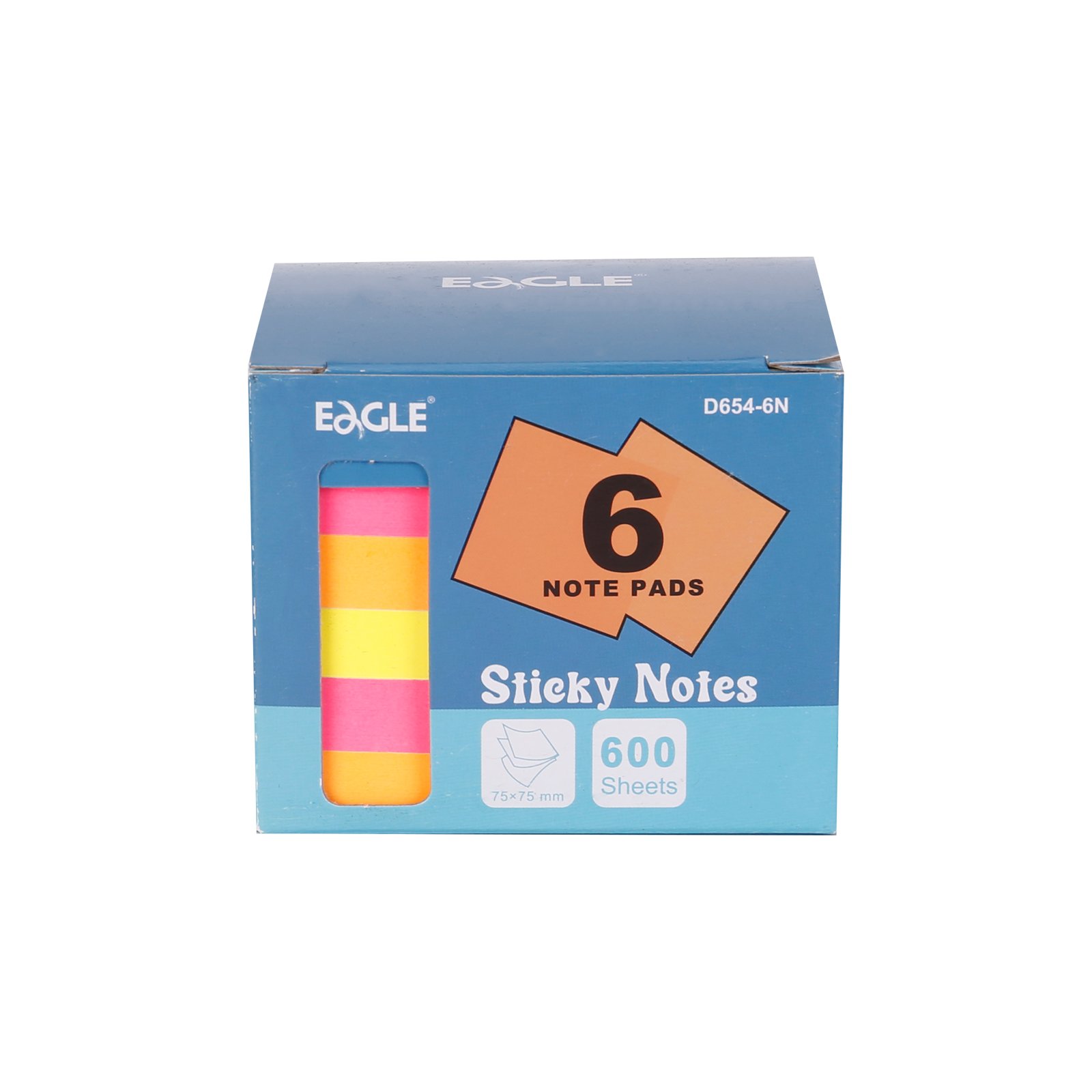 EAGLE Hot Sale Sticky Note Stationery 100x6 Sheets Combination Sticky Notes