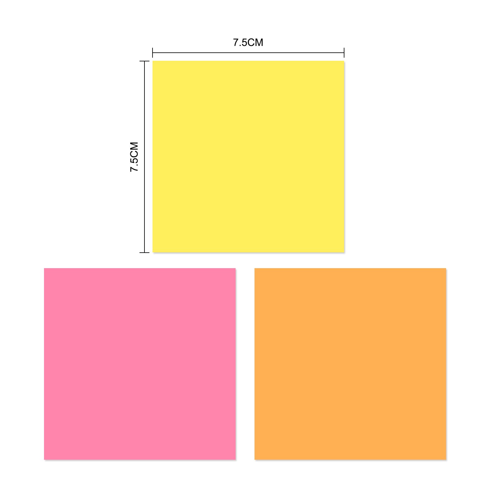 EAGLE Hot Sale Sticky Note Stationery 100x6 Sheets Combination Sticky Notes