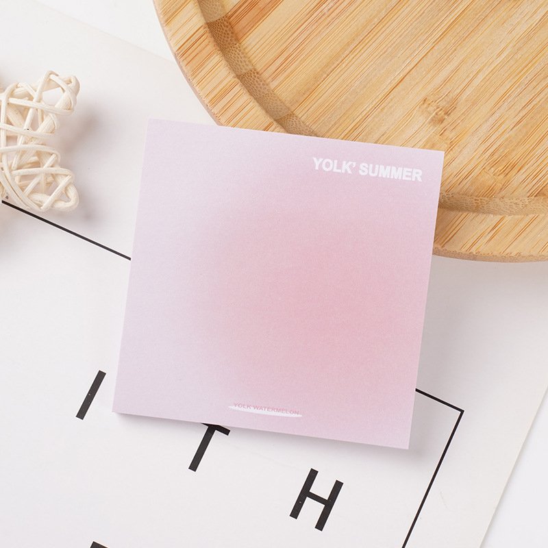 Customized Plain Color Stationery Sticky Notes and Memo Pads Printing