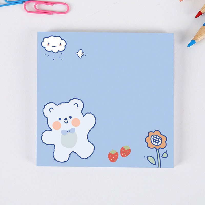 Customized Plain Color Stationery Sticky Notes and Memo Pads Printing