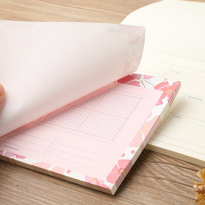 Customized Plain Color Stationery Sticky Notes and Memo Pads Printing