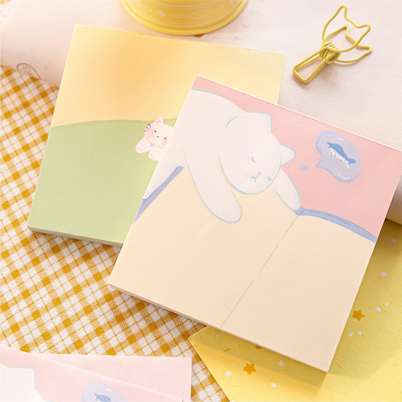 Customized Plain Color Stationery Sticky Notes and Memo Pads Printing