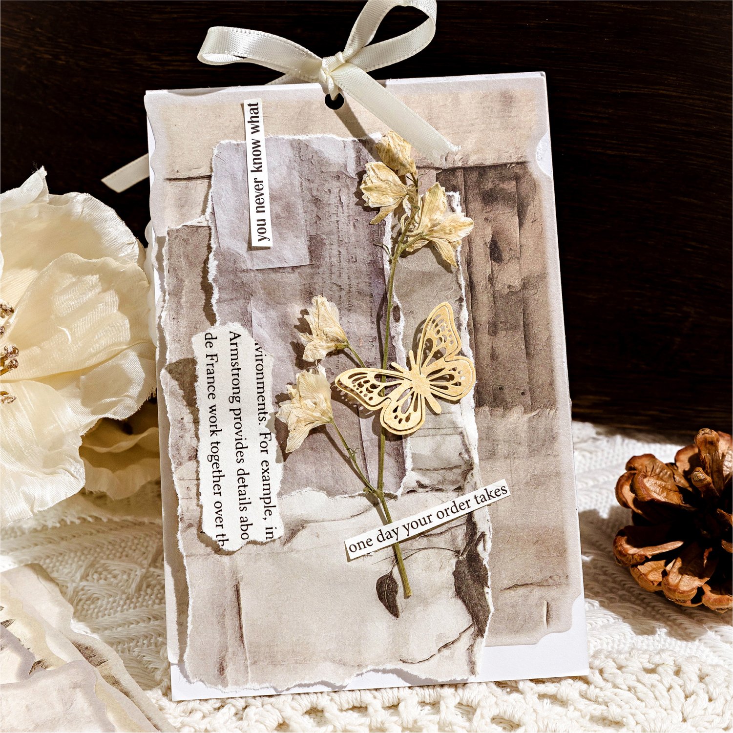 Versatile Notebook Fresh Hand Book Loose Leaf Paper Material for Note Taking Background Memo Pads