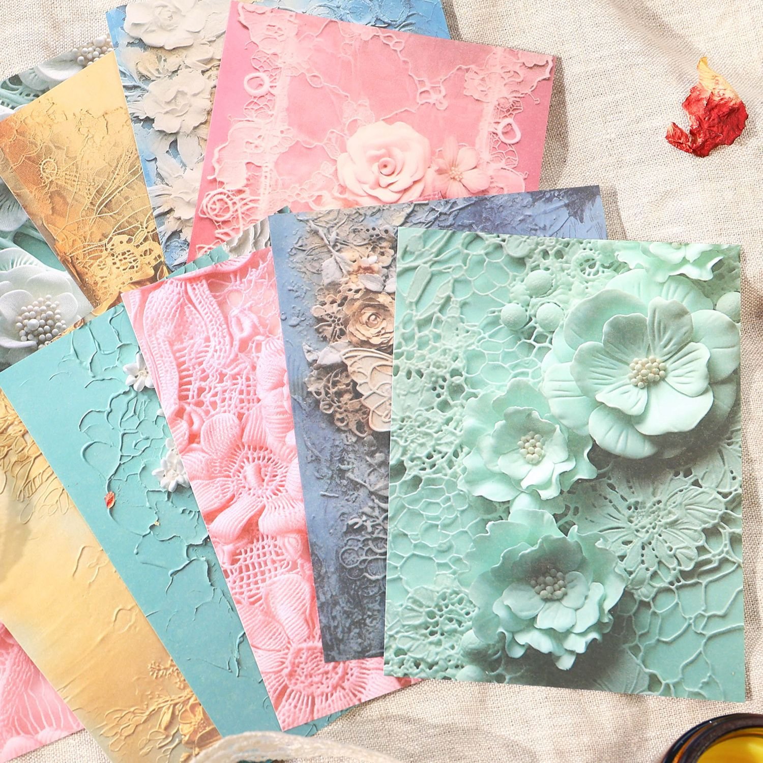30pcs/pack Princess of Versailles series vintage rococo style handbook material paper handbook collage