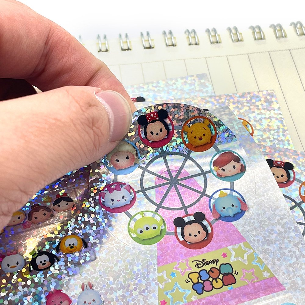Hot Sale Custom Planner Shiny Kiss Cut Sticker Sheet Hologram Foil