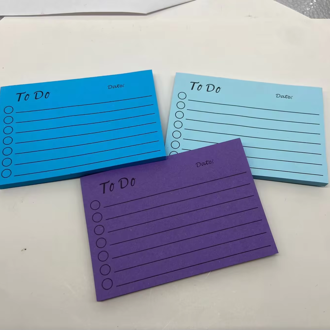 9 Bright Lined To Do Sticky Notes Large Ruled Post Sticky Colorful Super Sticking Power Memo Pads