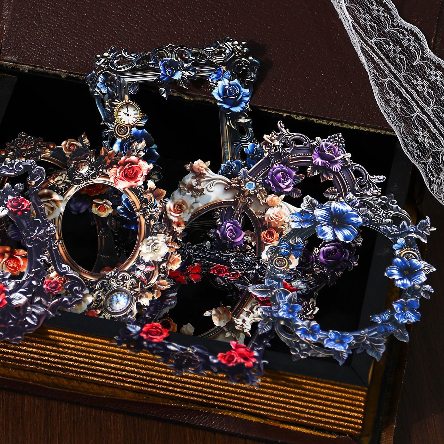 10pcs/pack Material paper gothic time series handbook material bottoming European style
