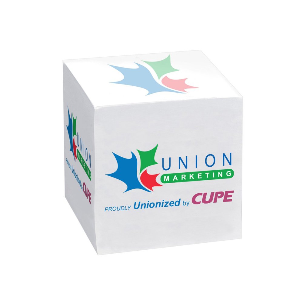 Adhesive 3D Block Sticky Notes Memo Paper Cube Block