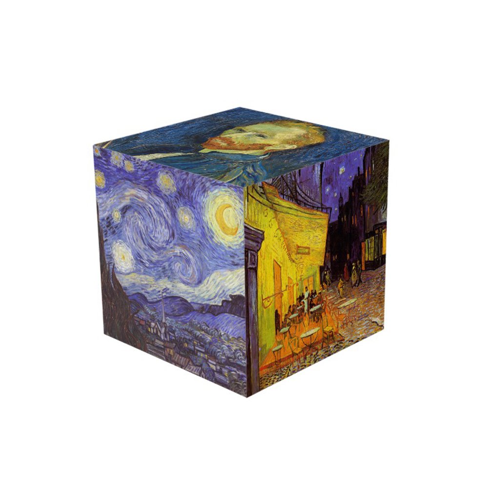 Adhesive 3D Block Sticky Notes Memo Paper Cube Block