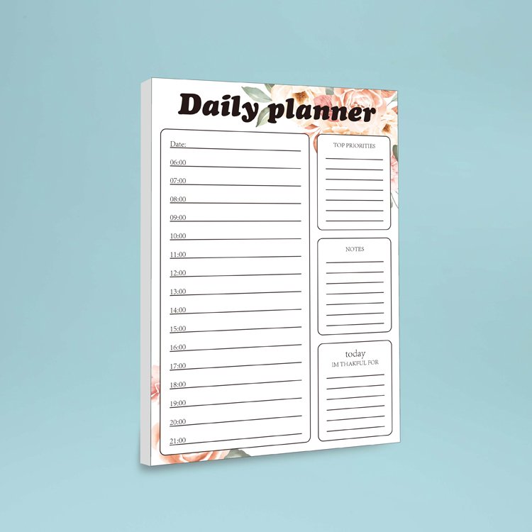 Promotional Custom Grid Notepad Printing To Do List Notepad Memo Pad