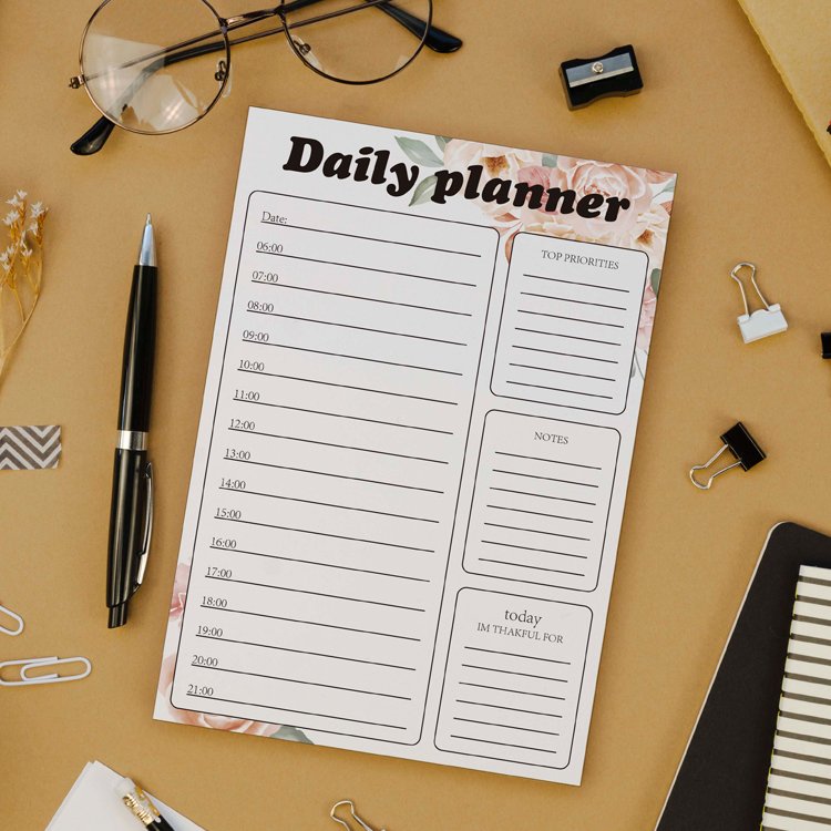 Promotional Custom Grid Notepad Printing To Do List Notepad Memo Pad