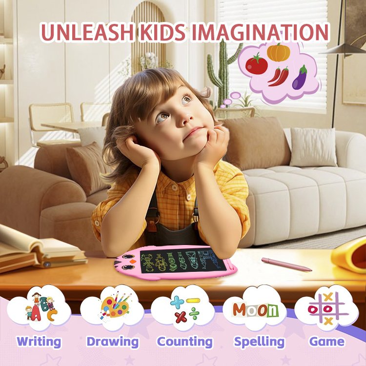 electronic handwriting kids drawing tablet kids writing slate pad board 8.5/10/12 inch lcd writing tablet for children