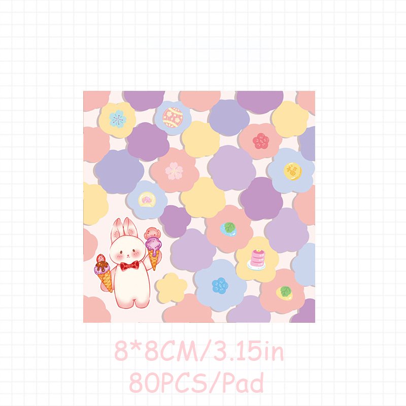 Custom cute sticky notes, children's stationery custom sticky notes N times