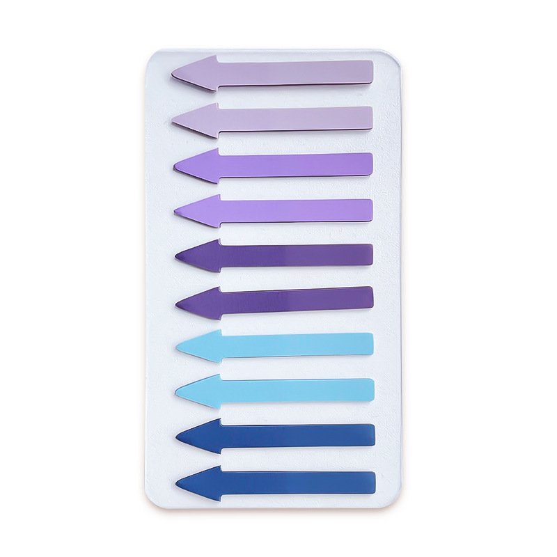 Classic waterproof translucent colored PET ultra-fine label tag office school sticky notes pad stationery supplies 200sheets/pcs