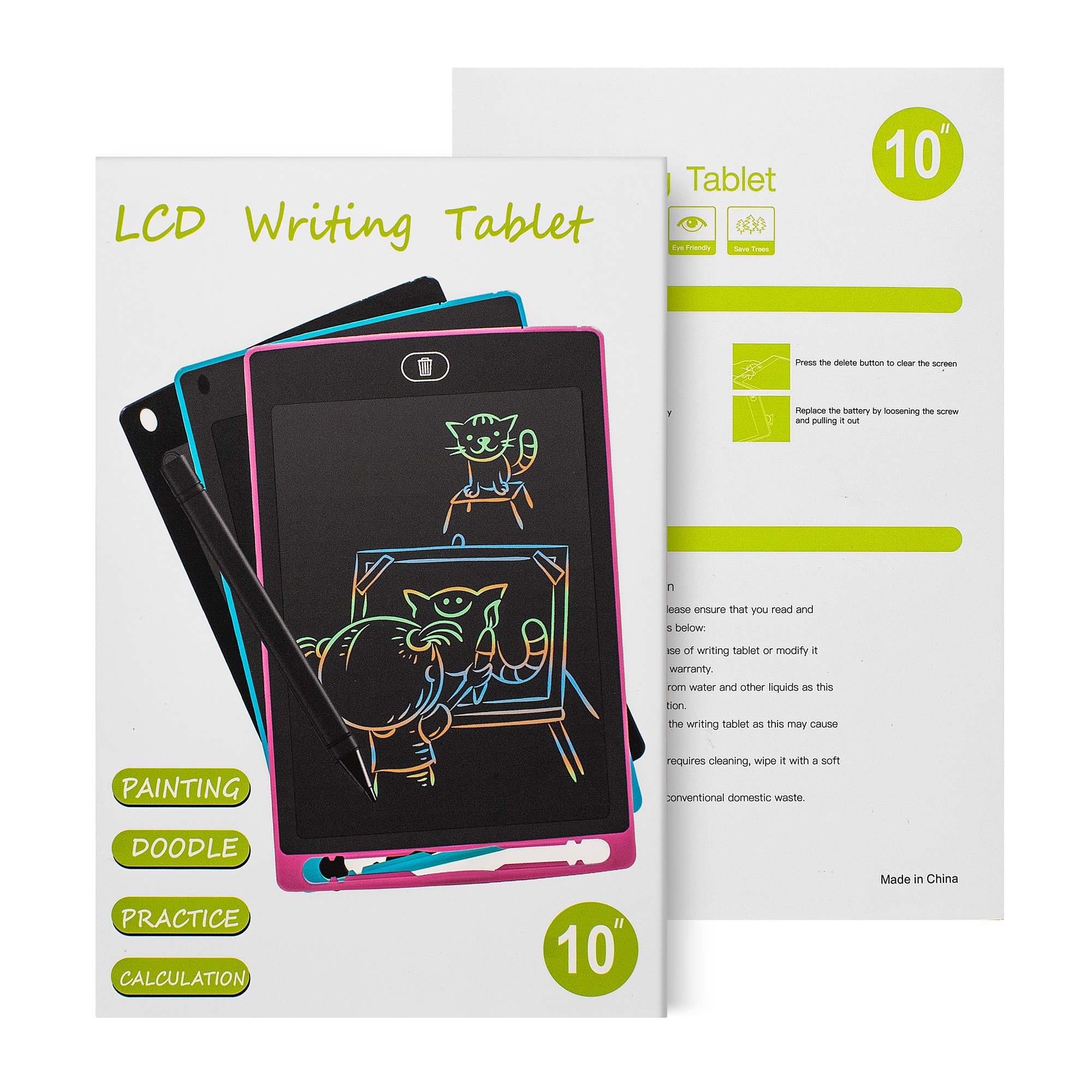 doodle memo factory Tablet electric colorful writing wholesale education board portable drawing LCD pad kid magic 10inch