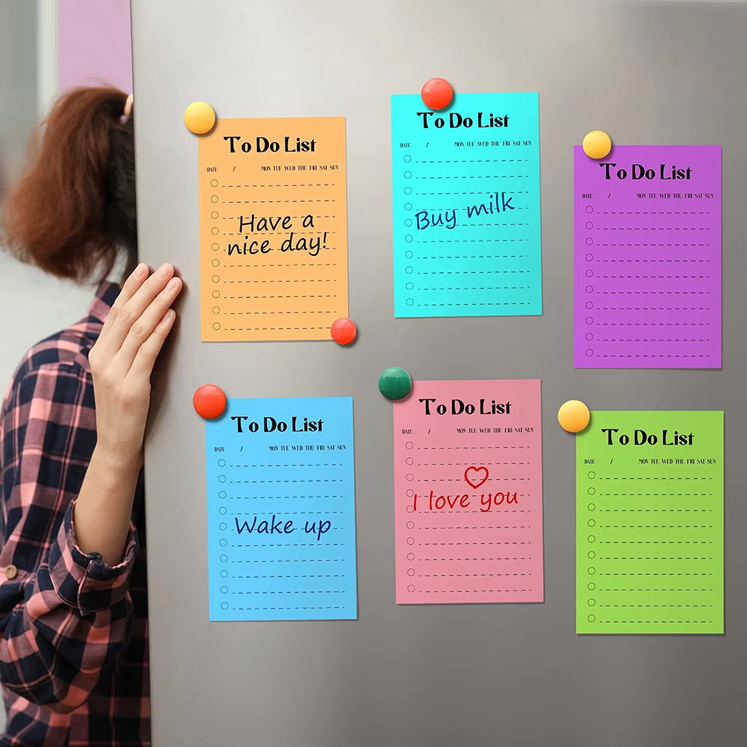 Accept a small quantity of Order for goods wholesale Free design customizable Color To Do List Sticky note