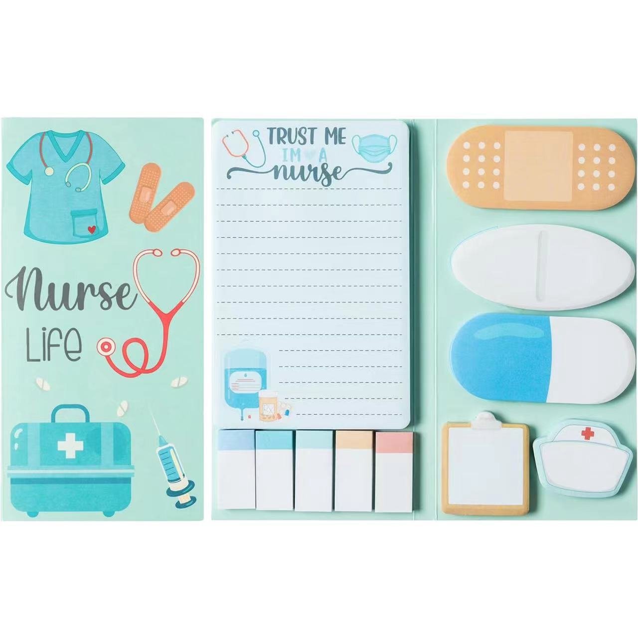 Creative Combination Post-it Notes Notebook Kawaii Sticky Notepad Memo Pads For Children's Gifts Medical Sticky Notes