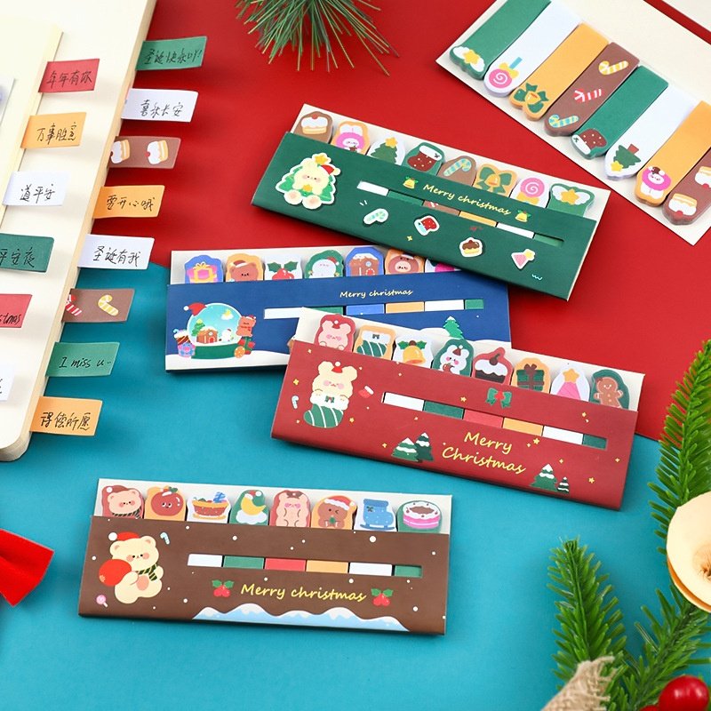 2025 New year gifts custom school cartoon cute merry christmas sticky note