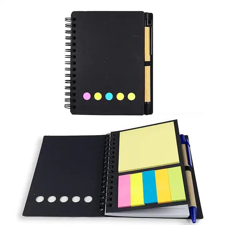Promotional New Design Memo Pad Notepad Set A4 A5 Paper Spiral Notebook