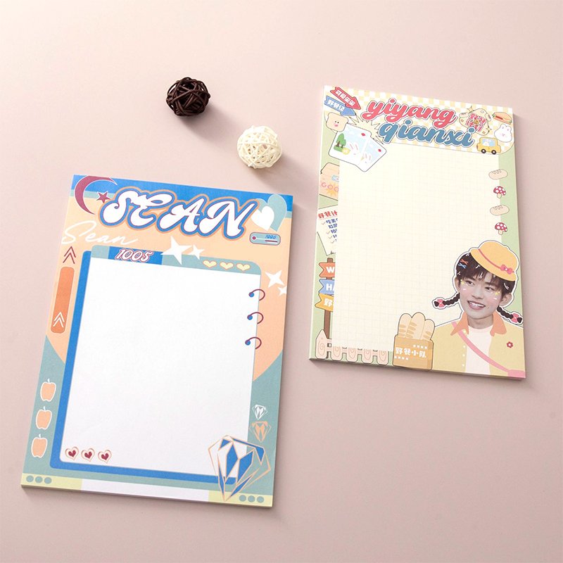 Wholesale Custom Creative 4*6in Adhesive Stationery Sticky Note Memopad