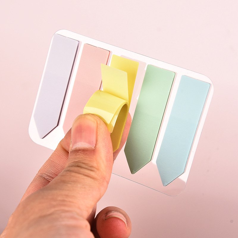 Wholesale Self-Adhesive Book Page Markers New Fluorescence Color Stick Markers and Sticky Notes Pad for Drawing