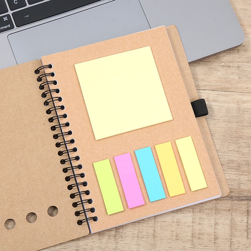 Promotional Custom memo pads notepads spiral notebook journal promotional customized hardcover kraft paper notebooks with pen