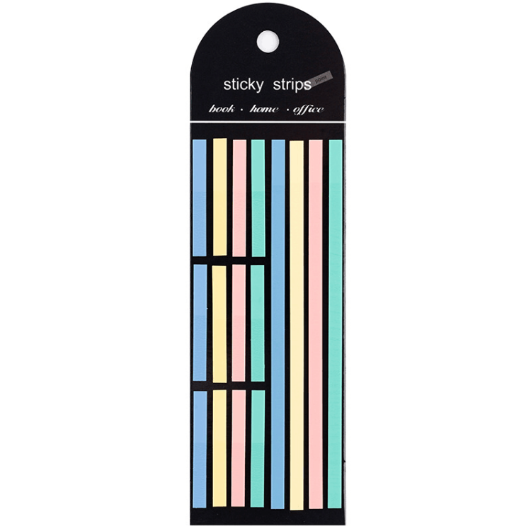 Index tabs Waterproof Coloring Custom index Sticky Notes OEM Student Adhesive Slenderness index tabs stationery sticky note