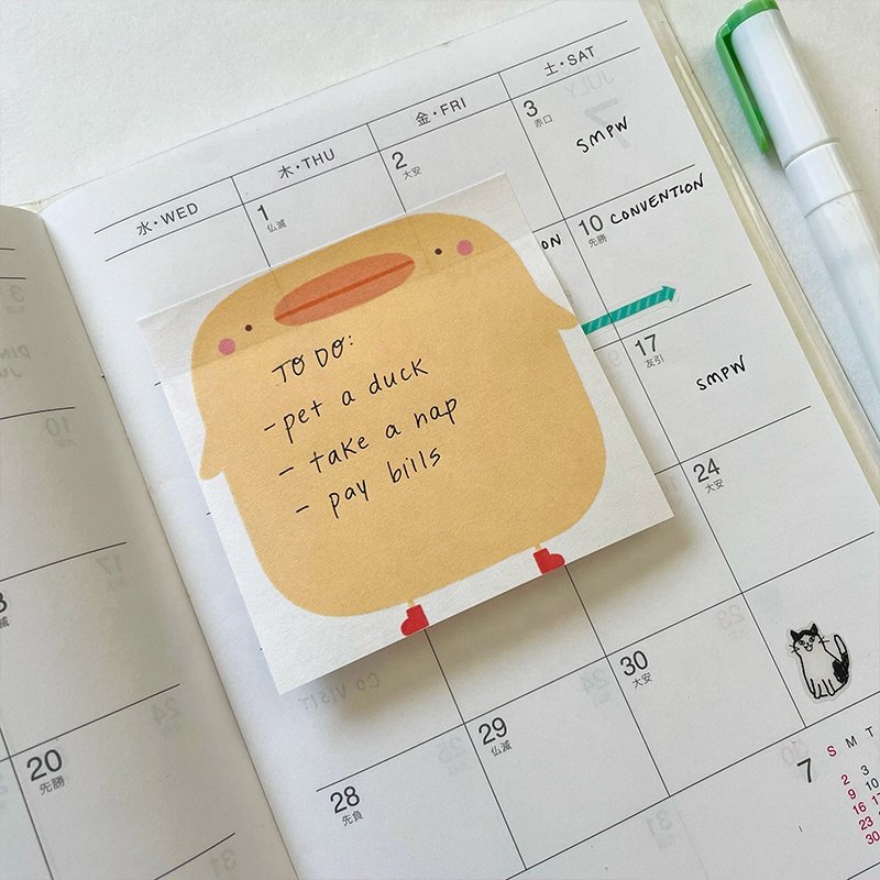 Manufacturer Customized Printing Cute Stationery Sticky Note Memo Pad